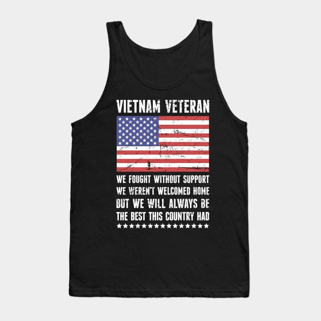 American Flag | Vietnam Veteran Definition Tank Top by MeatMan